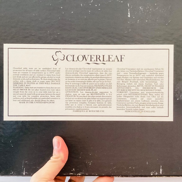 Vintage Cloverleaf Traditional Table Mats Cottages Set Of 6 England Cottagecore - Picture 5 of 15